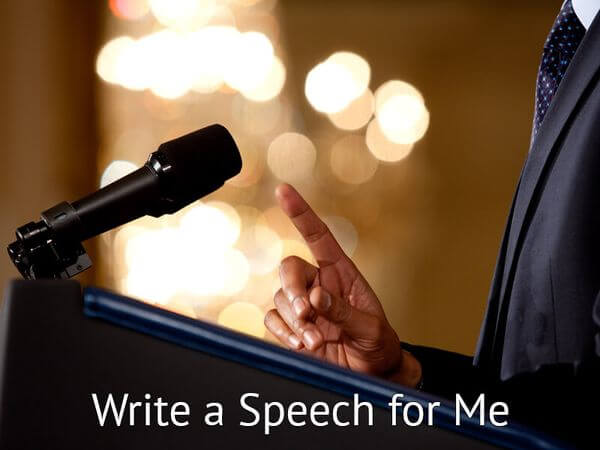 Write a Speech for Me